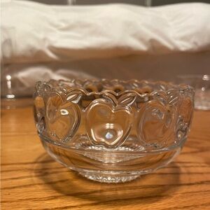 Tiffany & Co. Crystal Apple Bowl